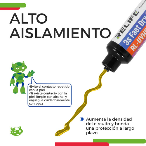 Máscara Antisoldante Uv Color Amarillo Slim Company Compatible Con Luz Ultravioleta Para Reparar Placas Pcb Aislante Precisa Y Segura Ideal Para Técnicos En Electrónica Y Reparaciones Finas