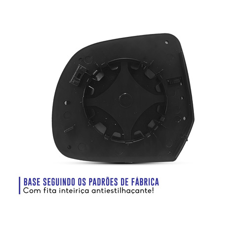 Lente Espelho Retrovisor March Duster Oroch Versa Com Base