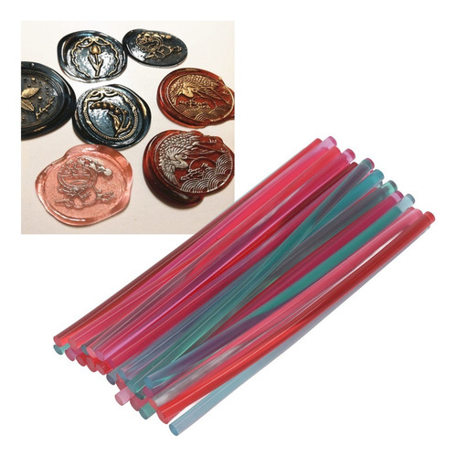 Barras De Pegamento Caliente De Colores, 30 Unidades, Fuerte