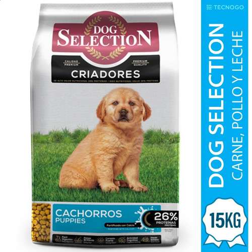 Alimento De Perros Cachorros Dog Selection Criadores 15kg