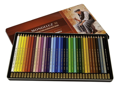 Lapices Acuarelables Koh-i-noor Mondeluz Aquarelle 36 Uni...