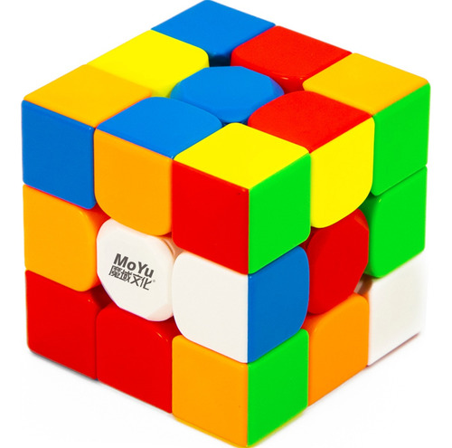 Cubo mágico cúbico Moyu Meilong de 3 x 3 piezas, de colores