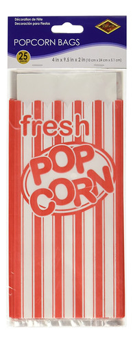 Beistle 57822 25-pack Popcorn Bags
