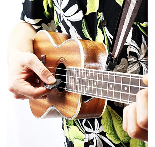 Púas De Piel Para Ukelele Guitarra Y Bajo De Lohanu  Con For