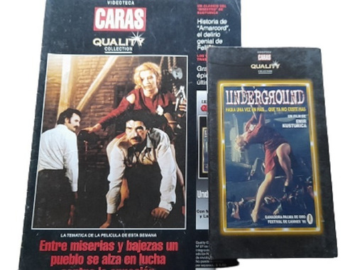 Vhs Videoteca Caras N° 27 Underground