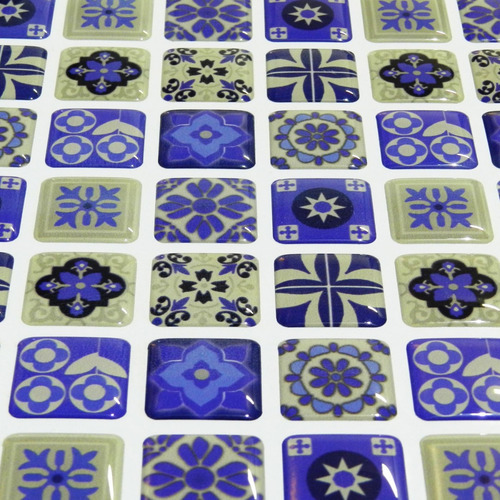 Pastilha Adesiva Resinada Kipastilha Cod 925 Cor Azul