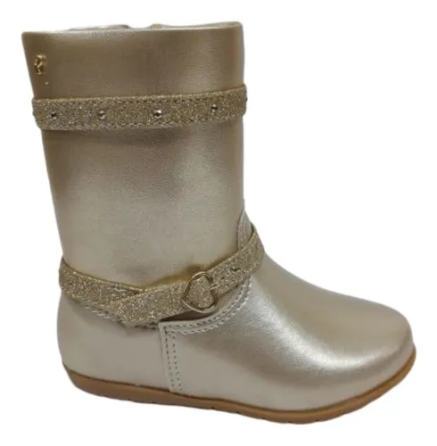 Bota cano cheap curto infantil pampili
