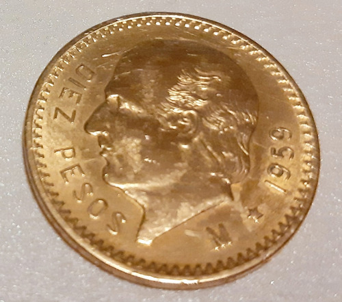 Moneda De Oro Miguel Hidalgo 1959