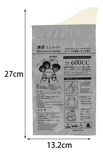 Bolsa Para Orinar Desechable, Bolsa Para Orinal De Algodón