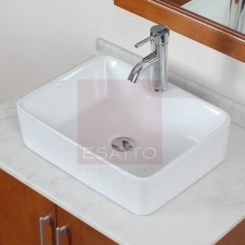 Lavabo de baño de sobreponer Esatto Econokit Fidem 