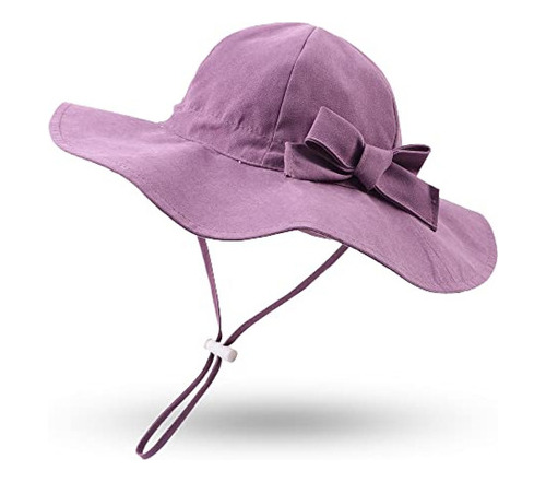 Bow Baby Girls Bucket Hat Infant Toddler Summer Cap Sun Prot