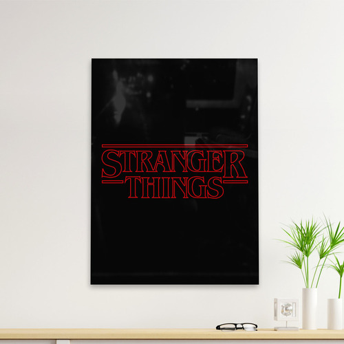 Cuadro Deco Stranger Things Lineas (d1077 Boleto.store)