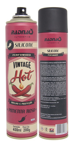 Spray Perfumado Silicone Automotivo Vintage Hot Pimenta Rosa Cor Incolor