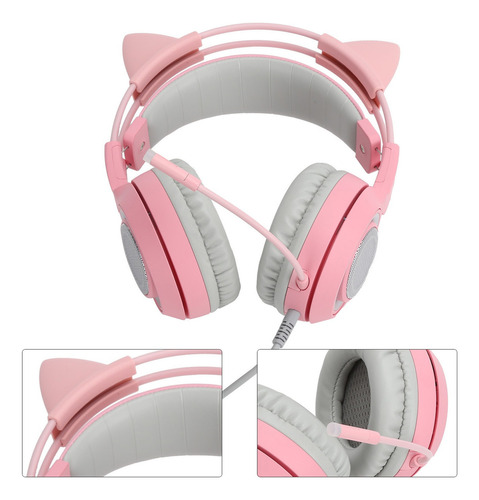 Auriculares Para Juegos Somic, Ajustables, Universales, Mont