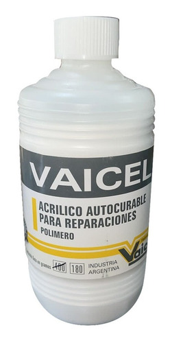 Acrilico Autocurable P Reparacion Vaicel 180 Gr 