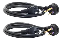 Comprar 2 Cables Alimentación Power Trebol Reforzado 1,5mts Hamc