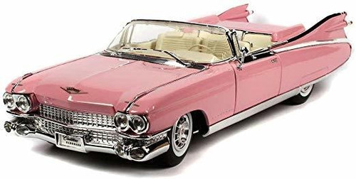 1959 Cadillac Eldorado Biarritz Convertible, Rosa - Maisto P