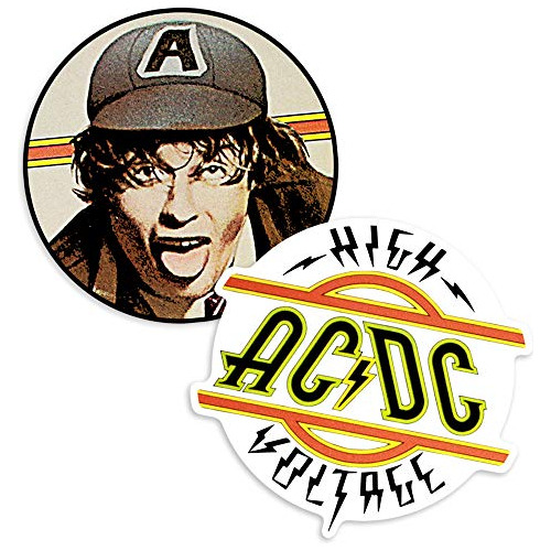 Pegatinas Coleccionables Álbum High Voltage De Ac/dc