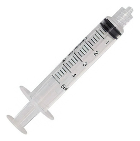 Seringa Descartável 5ml Bico Luer Lock 100un Descarpack