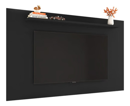 Panel Rack Tv 65  Elegant Negro