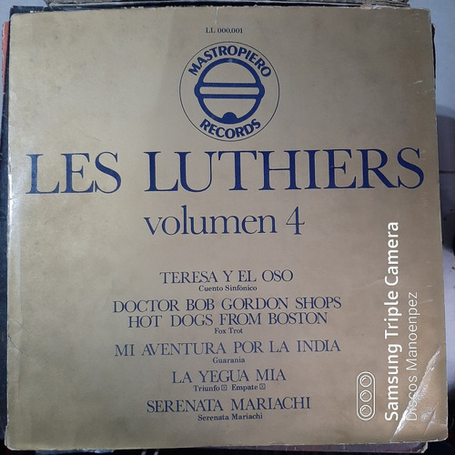 Vinilo Les Luthiers Volumen 4 M5