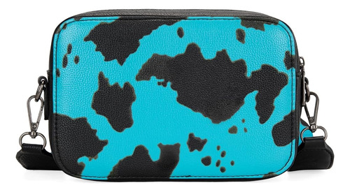 Cartera Deportiva Wrangler Cowgirl B Importada Original Turquesa Vaca