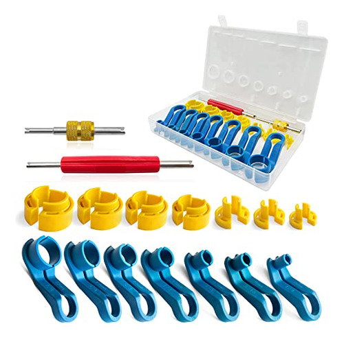 16pcs Car Ac Fuel Line Disconnect Removal Tool Set With...