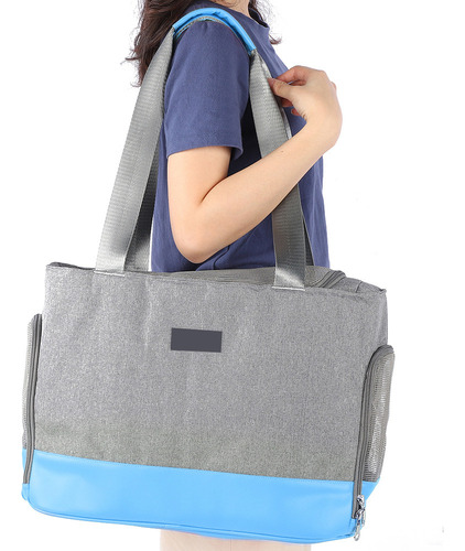 Maleta De Transporte Universal Blue Pet Con Bandolera Indivi