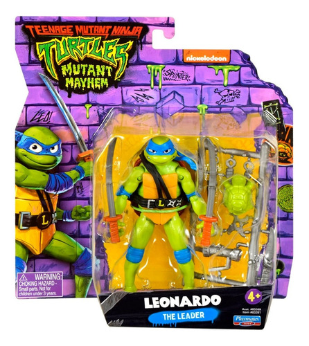 Tortugas Ninja Leonardo Teenage Mutant Mayhem Nickelodeon