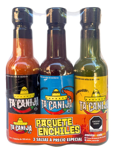 ¡kit De Salsas Picantes! | Salsa Picante Ta'canija 