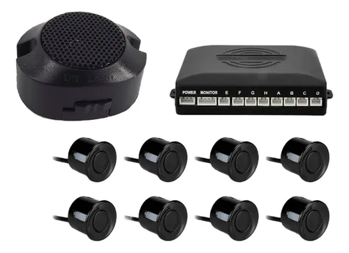 Sensor De Estacionamiento Delanteros Y Traseros Con Buzzer