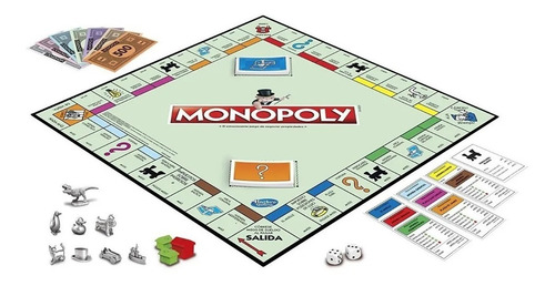 Imagen 3 de 7 de Juego De Mesa Monopoly Clasico C1009 (5815)