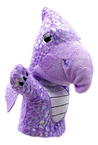 Titere Mano Dinosaurio Peluche Dino Animal Jurasico Colorido