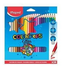 Lapices Maped Color Peps X 24 Colores Flaber