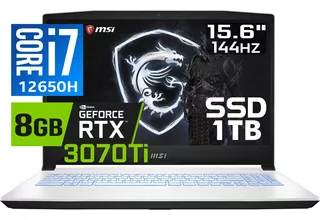 Msi Sword 15 Core I7 12650h 16gb 1tb Ssd Rtx3070ti 8gb 15.6'