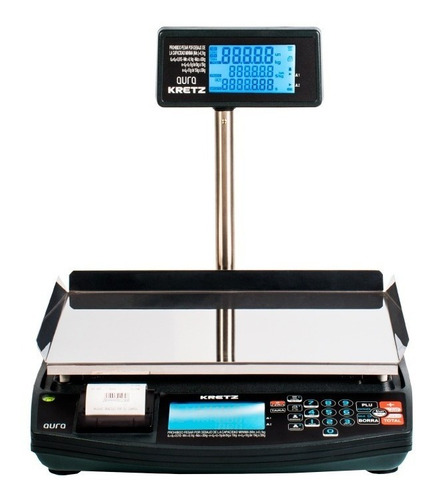 Imagen 1 de 5 de Balanza Kretz Aura 30 Kg Con Impresor Ticket Bateria Cuotas