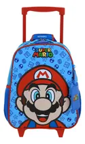 Comprar Mochila Chica Chenson Ruedas Niño Escolar Llantas Kinder Mario Bros Flep Mb66131-9 Carro De Fabrica