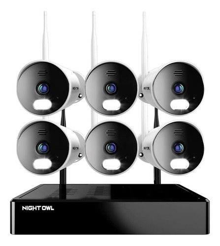 Night Owl Sp Bluetooth Video Home Security System Con (6) Wi