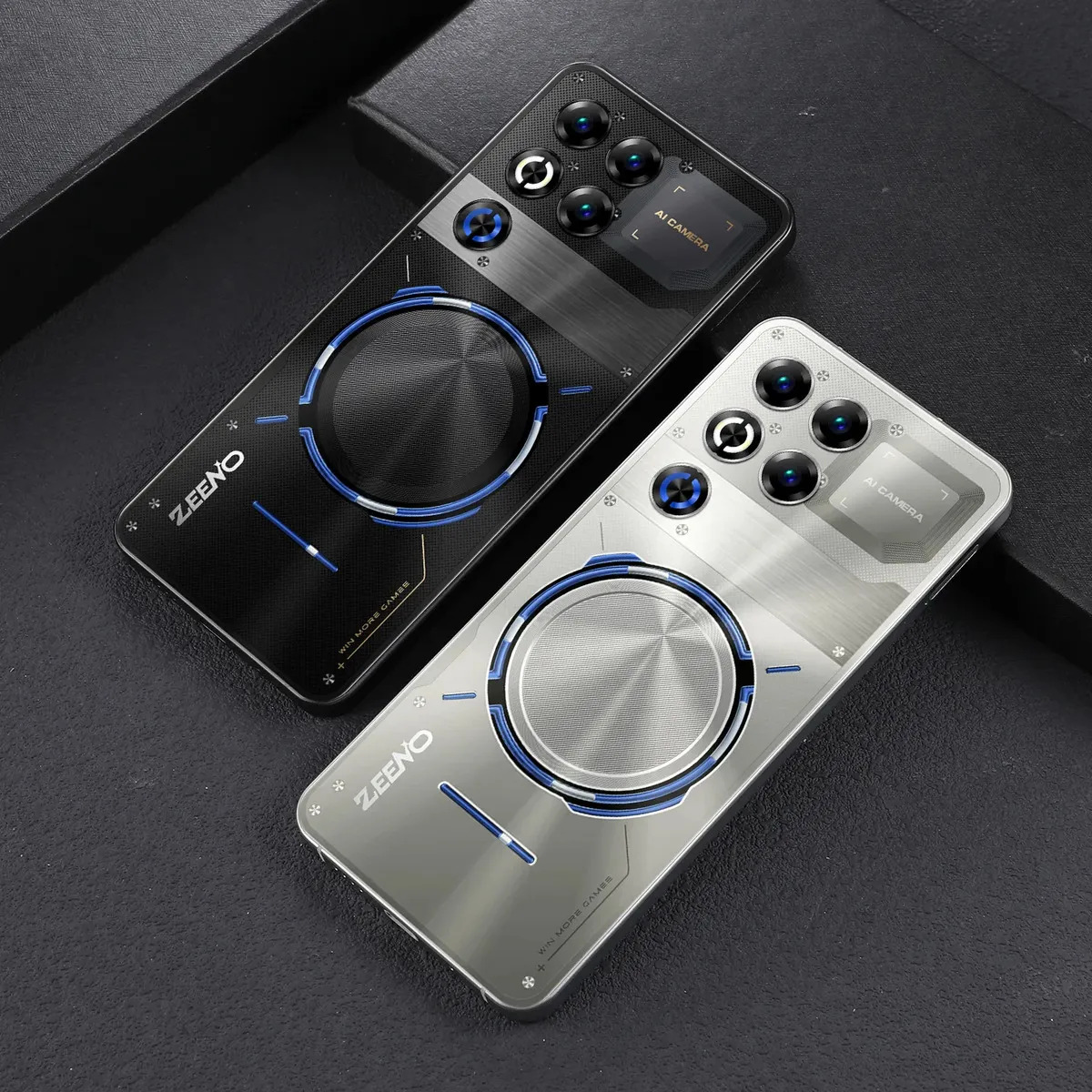 Smartphone Gamer 5G ZEENO 11 Pro Plateado, 24GB RAM+2048GB Almacenamiento, Pantalla 6,85", Batería 8000mAh, Dual SIM Android, Lector Huella Digital