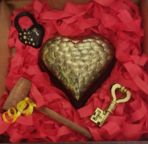 Regalo Corazón De Chocolate 3d - San Valentín - Mdf2