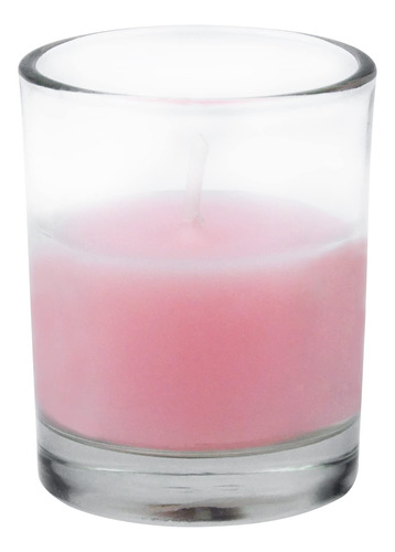 Zest Vela Velas 12-piece, Rose Ronda De Luz Vidrio