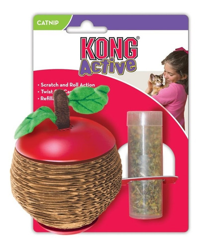 Kong Scratch Apple Juguete Rascador Gatos Forma Manzana