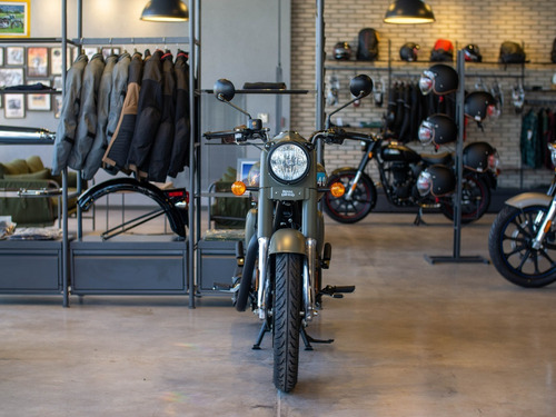 Imagen 2 de 23 de Royal Enfield Signals Marsh Grey Reserva Ya