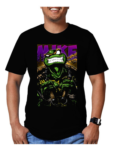 Playera Tortugas Ninja Tmnt Diseño 15 Michaelangelo Beloma