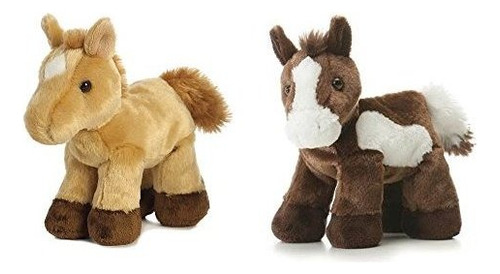 Aurora Paint Plush Horse & Prancer Red Roan Horse Mini F