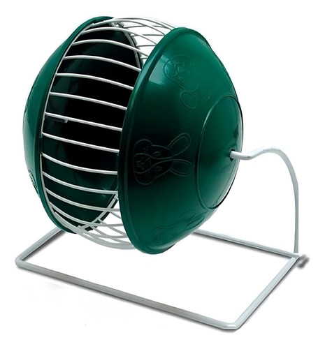 Dispensador Rollin De Rueda Para Heno Conejo Cuyo Mascota