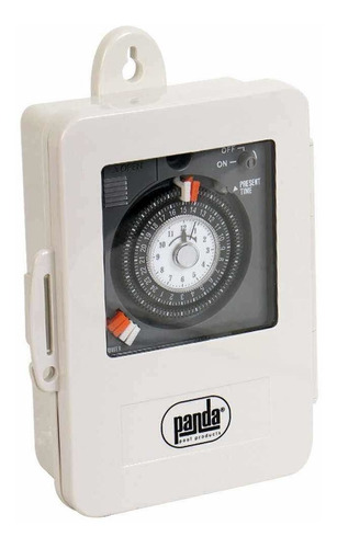 Interruptor De Tiempo Timer Panda 110v 220v   Piscinas