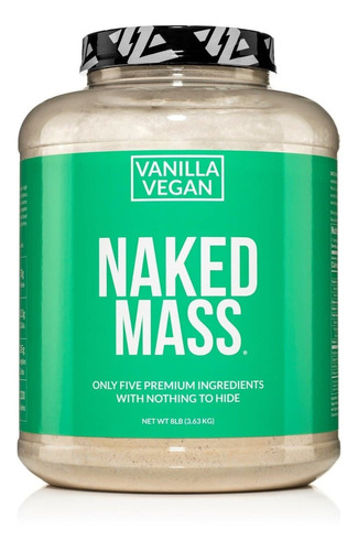 Naked Mass - Ganador De Peso Vegano De Vainilla - 8 Libras A