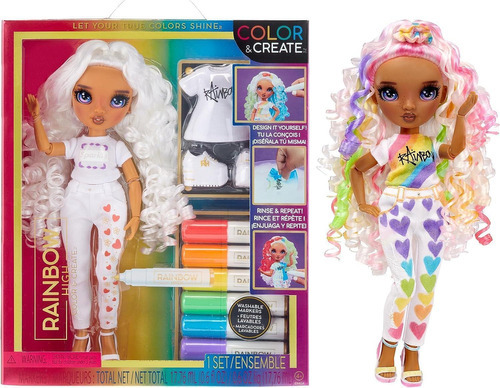 Boneca Rainbow High Color & Create