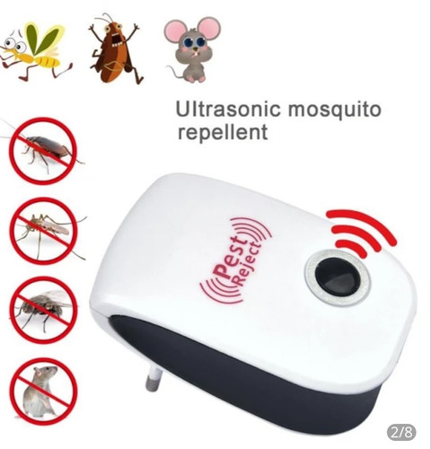 Imagen 3 de 10 de Repelente Ultrasonico Mosquitos Ratones Cucarachas Plagas